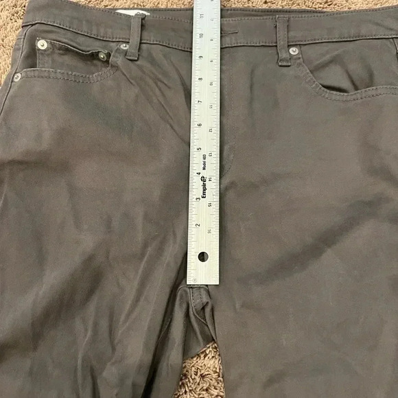 Gap true skinny high rise sateen pants shark fin gray 32s 32 short - Picture 12 of 13